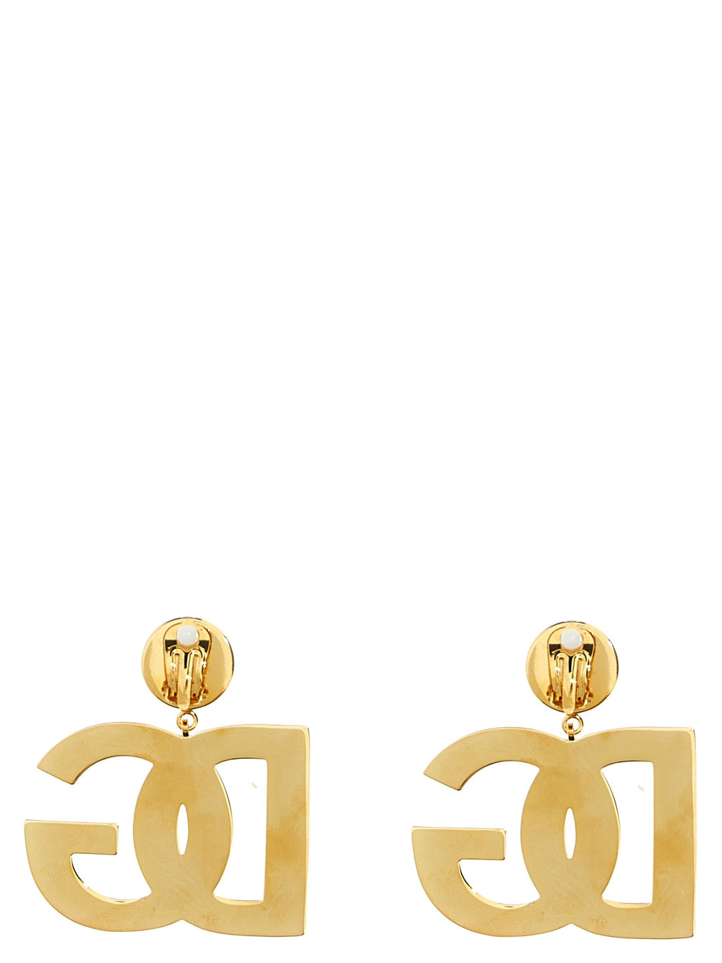 Crystal logo earrings 2