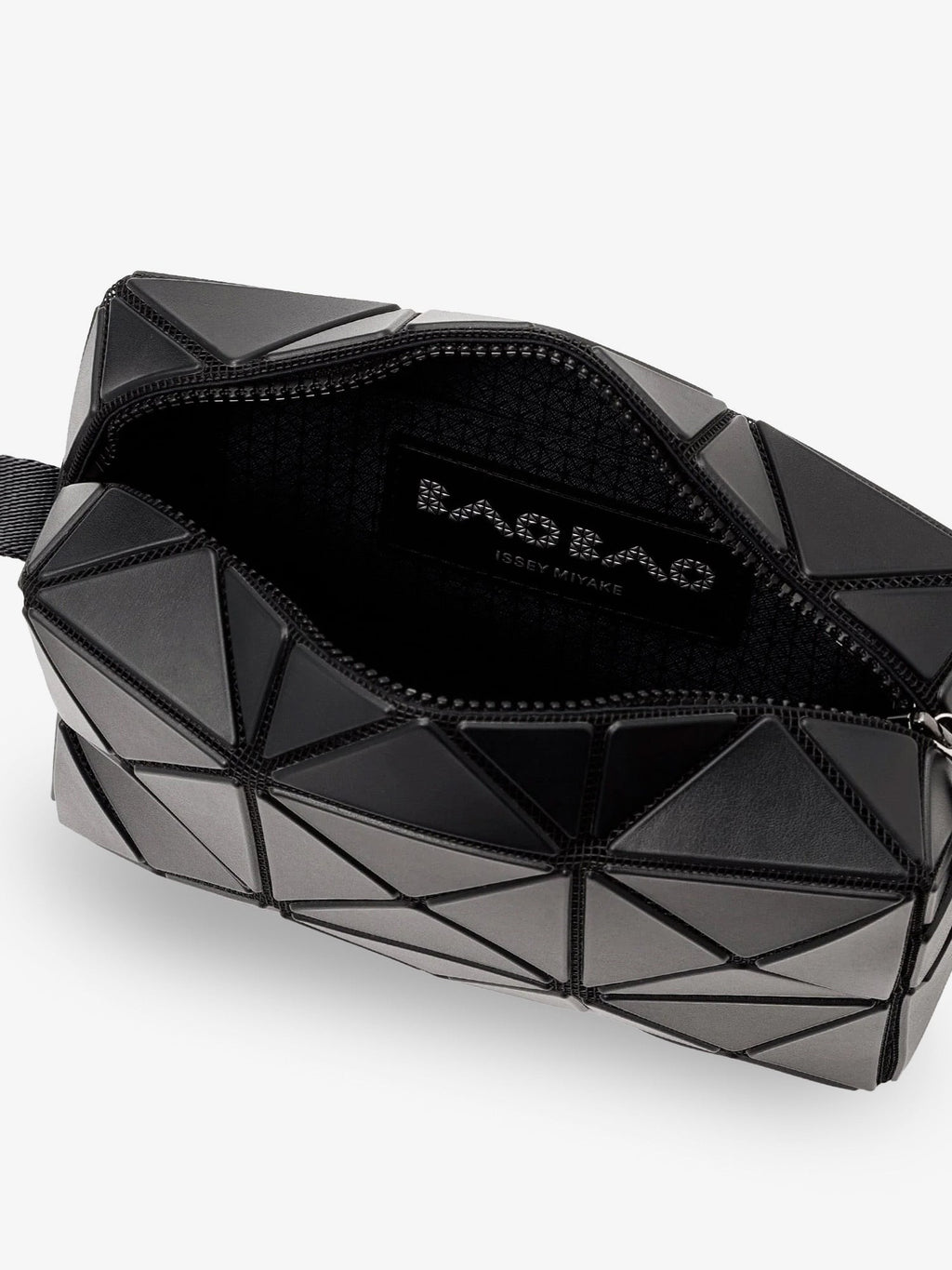 Cuboid shoulder bag with geometric pattern 4