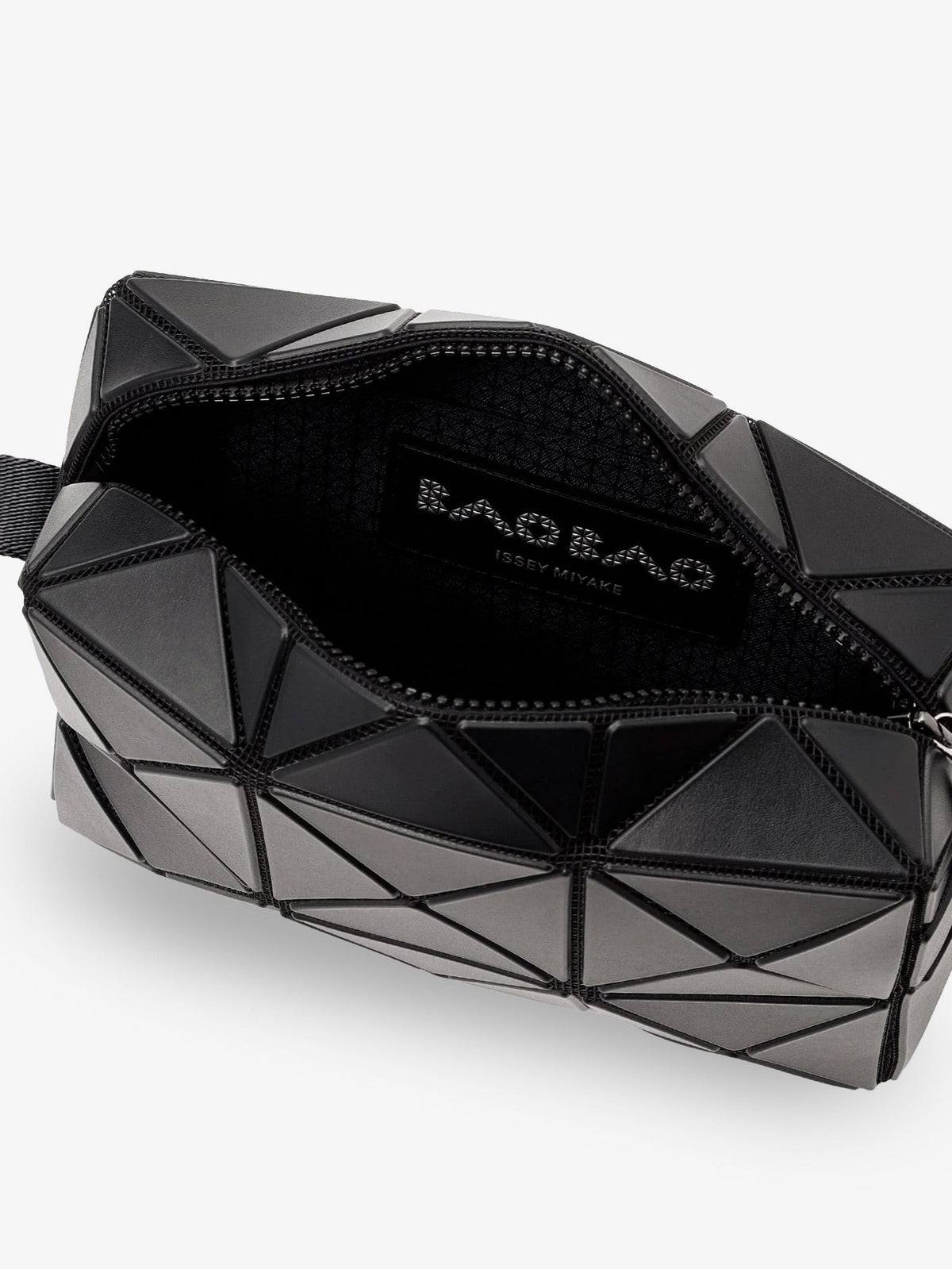 Cuboid shoulder bag with geometric pattern 4