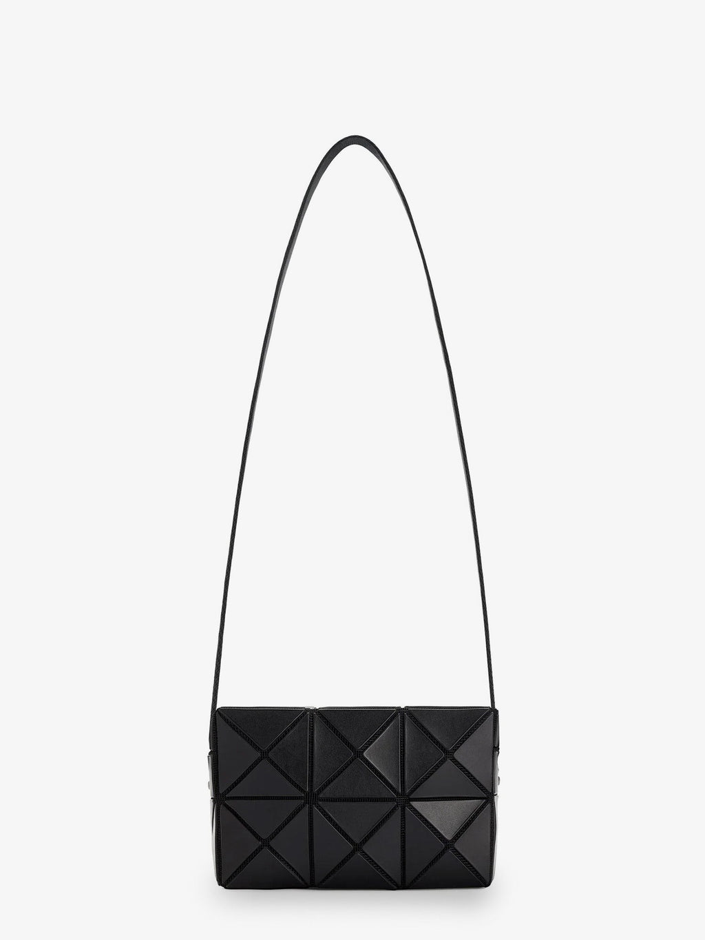 Cuboid shoulder bag with geometric pattern 2