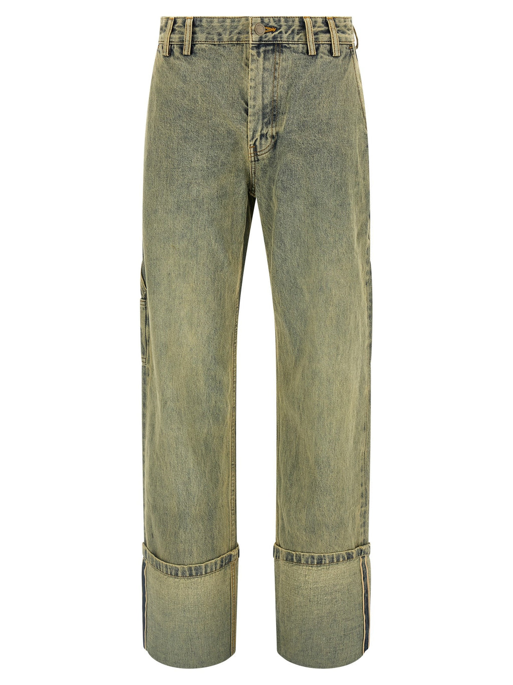 'Cuff Surface Wave' jeans