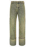 'Cuff Surface Wave' jeans