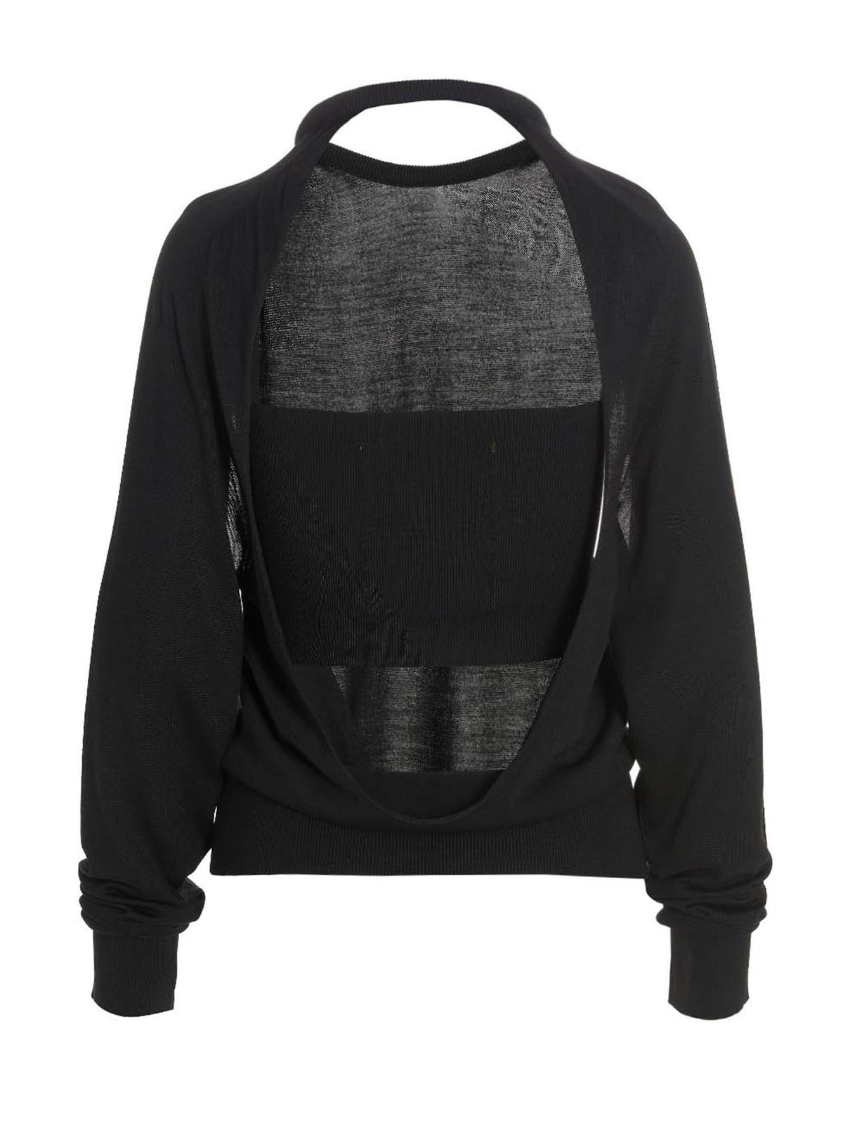 Cut out insert top sweater 2