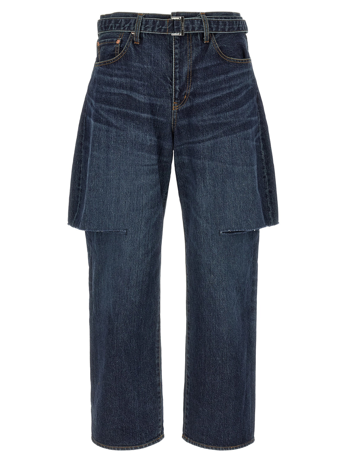 Cut-out jeans
