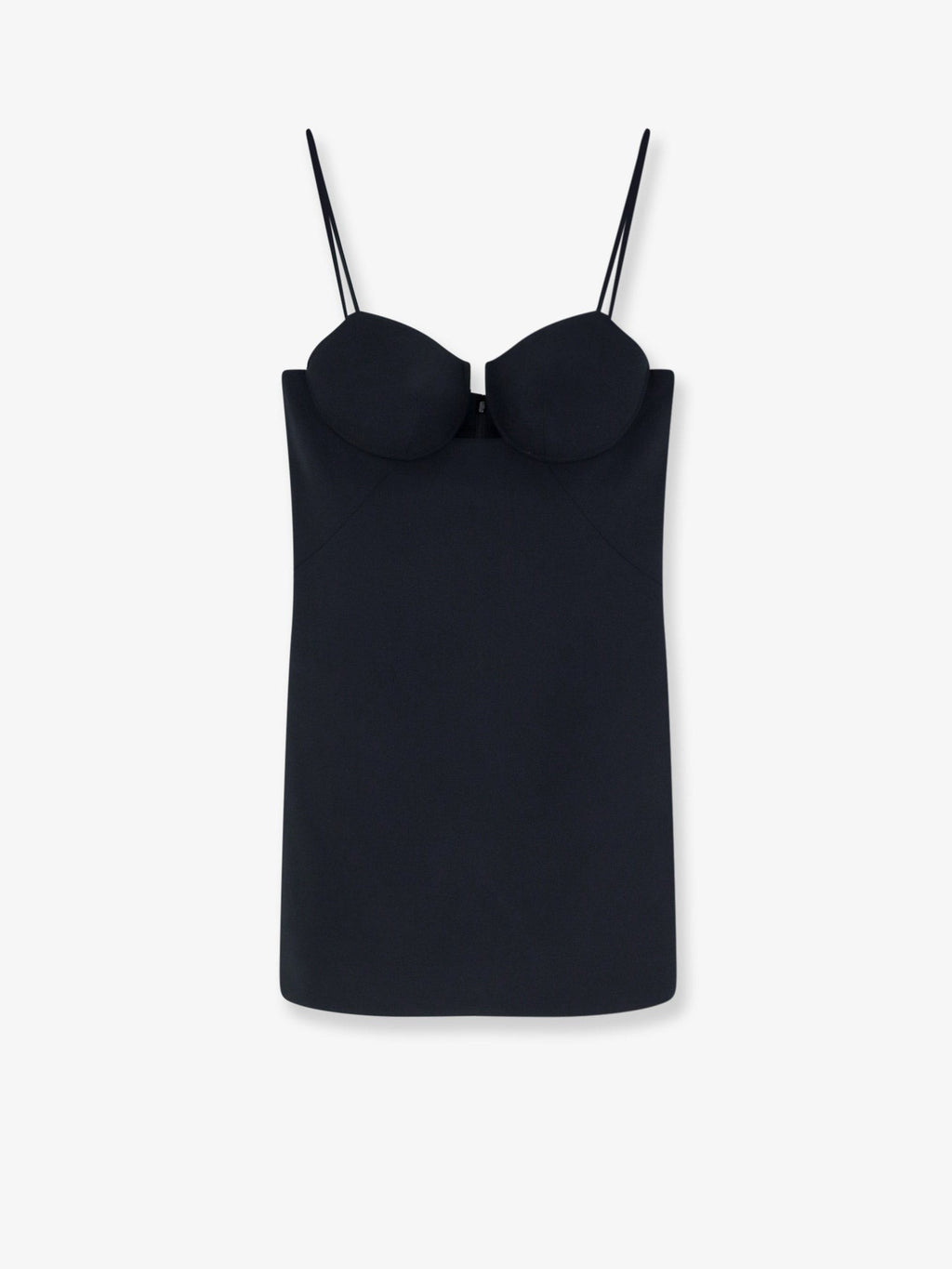 Cutaway Satin Mini Dress
