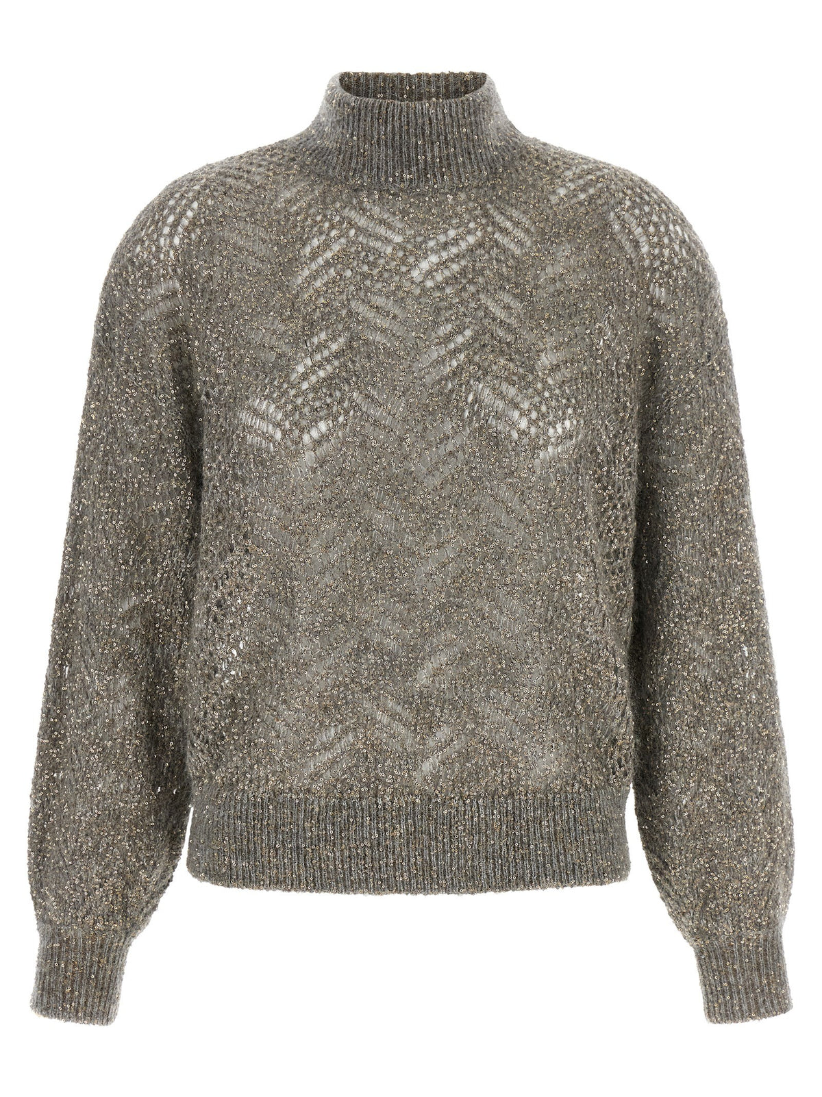 'Dazzling Abstract Leaf' sweater