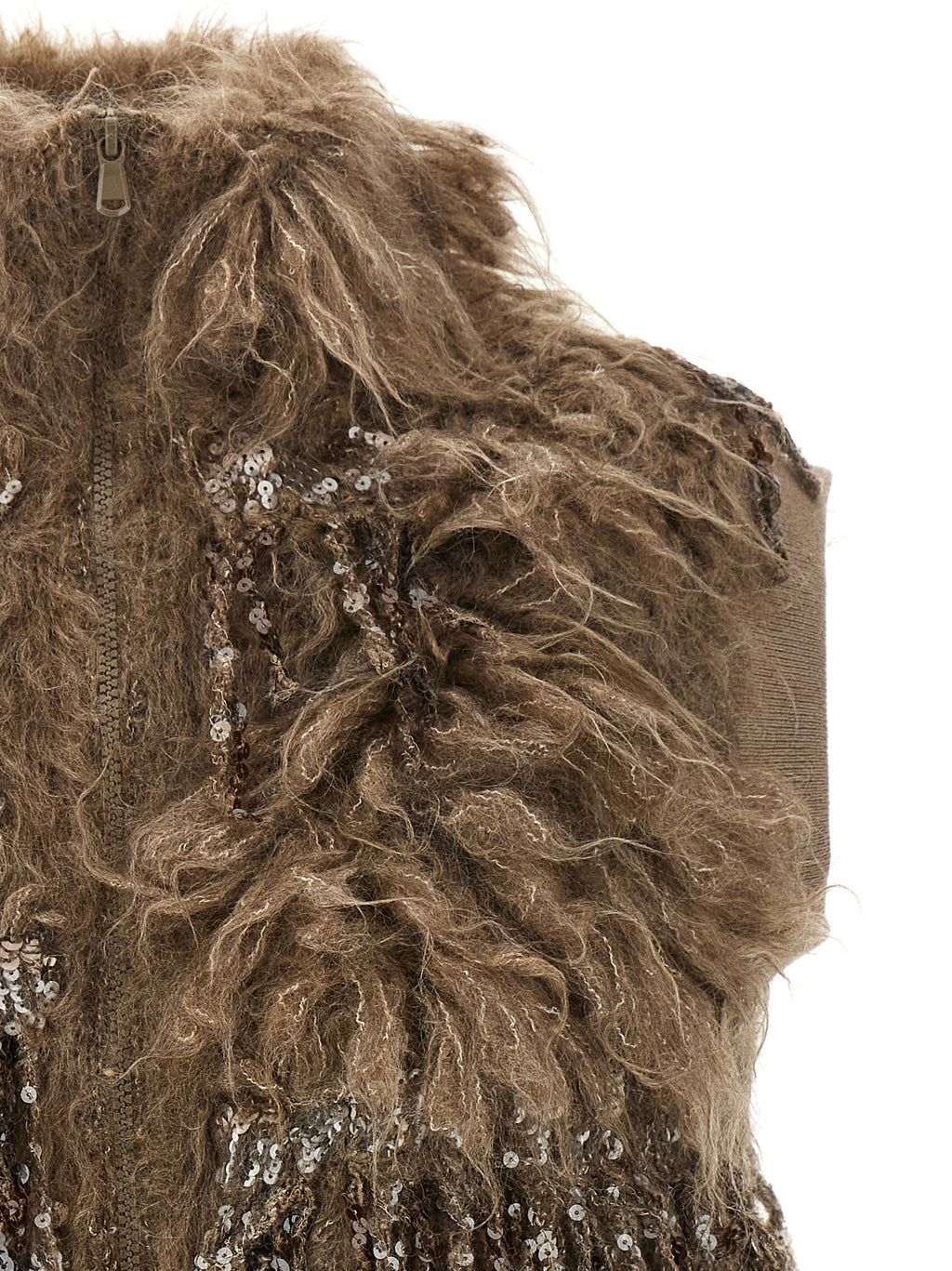'Dazzling Moss Embroidery' vest 3