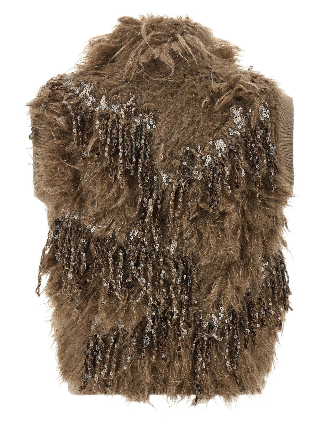 'Dazzling Moss Embroidery' vest 2