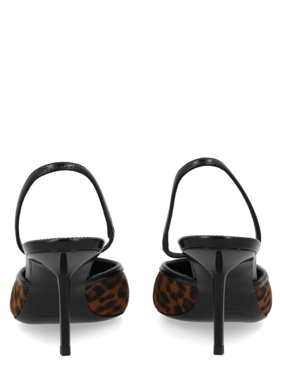 Décolleté Aperte sul Retro "Folie" in Gros-Grain Leopardato 4