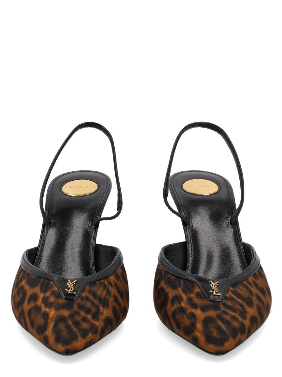 Décolleté Aperte sul Retro "Folie" in Gros-Grain Leopardato 3