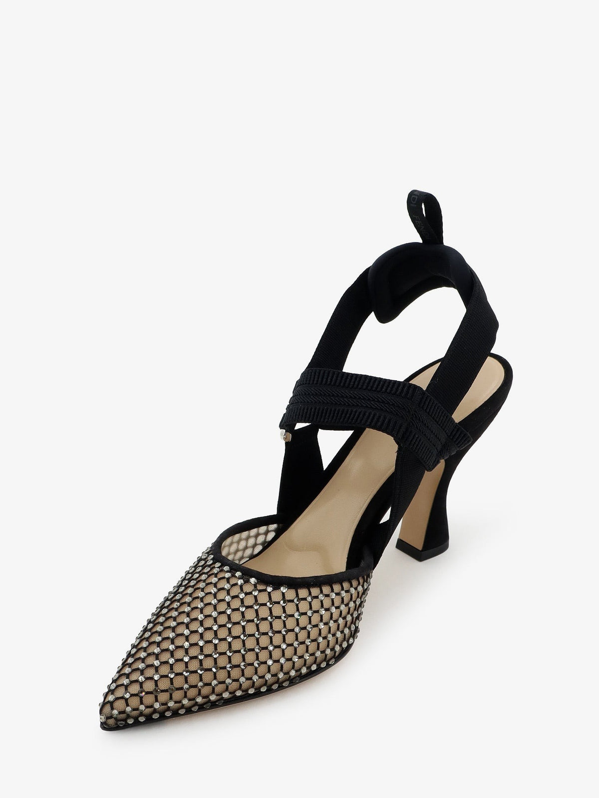 Décolleté Colibrì in mesh e suede 4