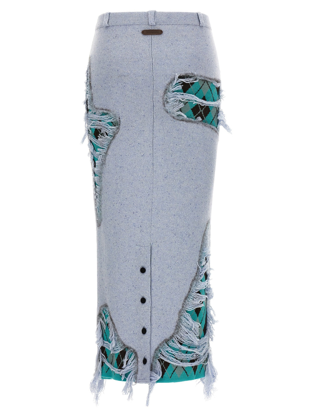 'Deconstructed Argyle' skirt 2