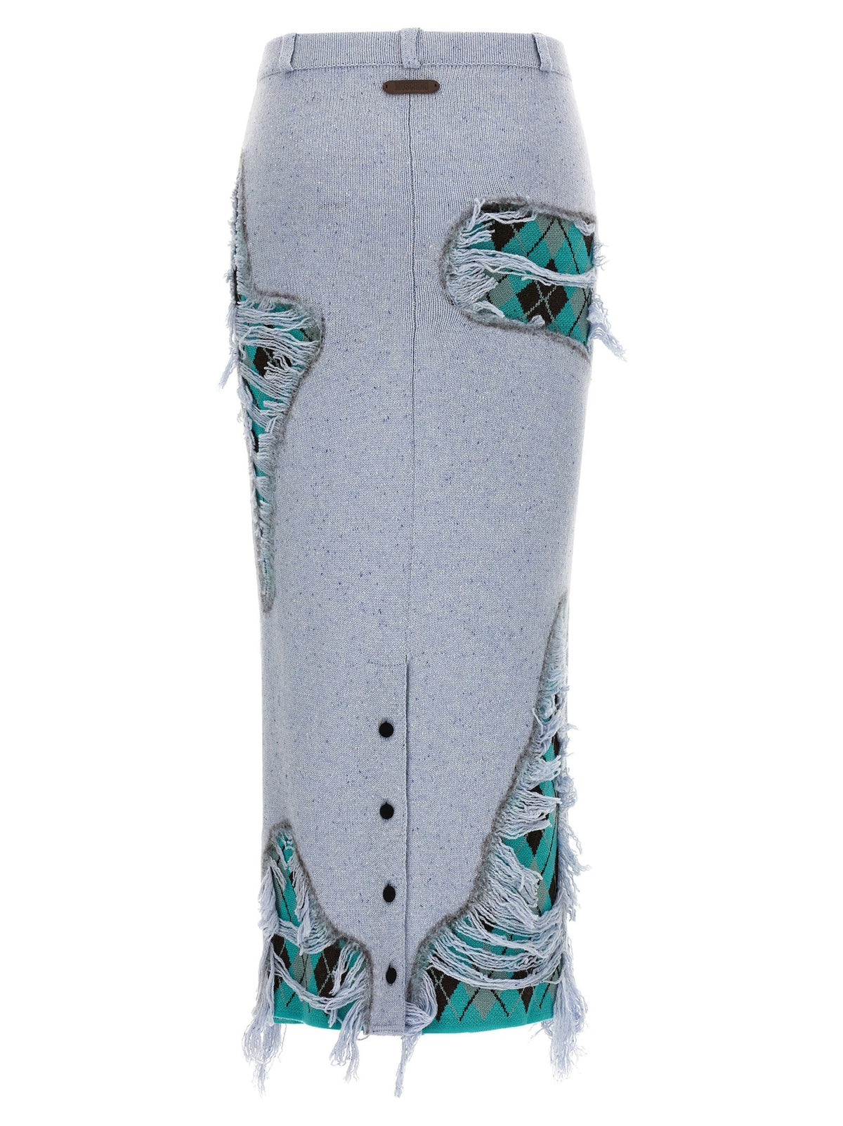 'Deconstructed Argyle' skirt 2