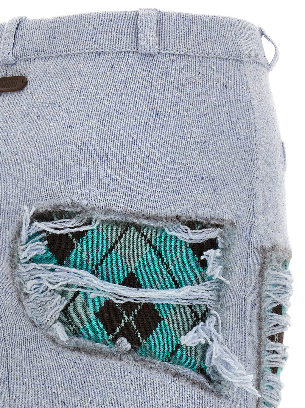 'Deconstructed Argyle' skirt 4