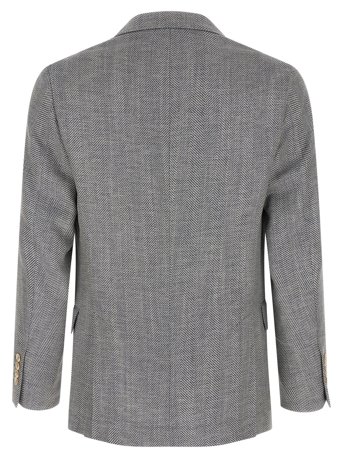 Deconstructed single-breasted blazer 2