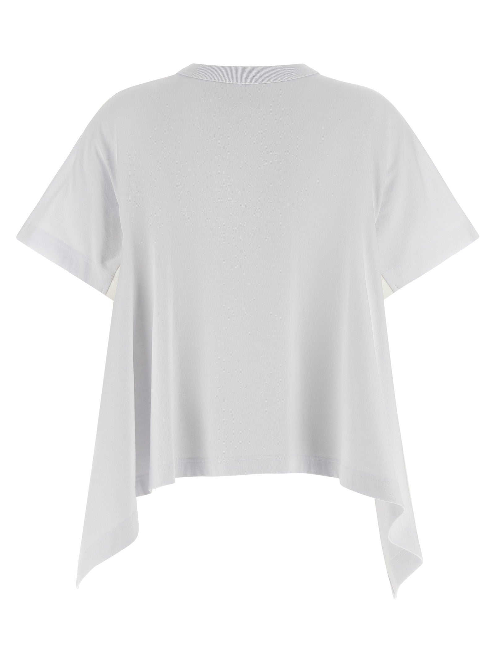 Denim insert t-shirt 2