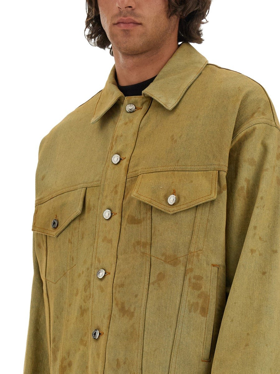 DENIM JACKET DYED IN TEA 4
