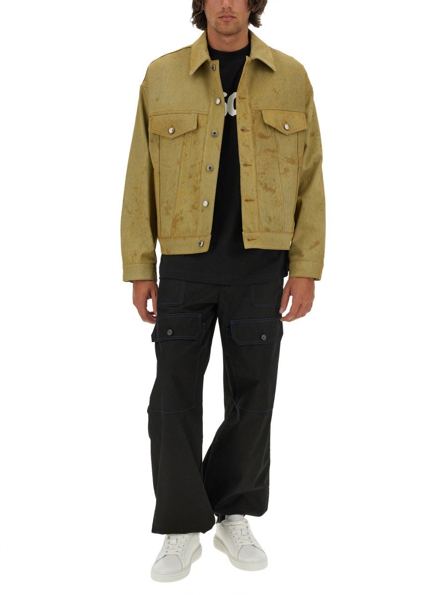 DENIM JACKET DYED IN TEA 2