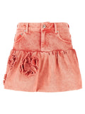 Denim jeans skirt