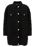 Denim long jacket
