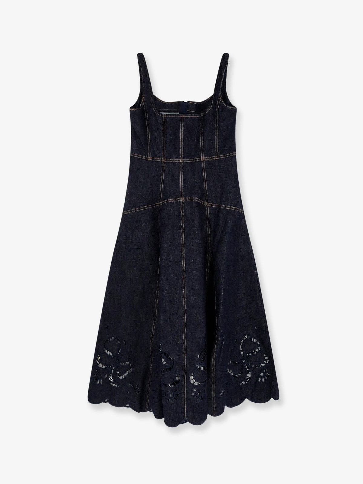 Denim Midi Dress 2