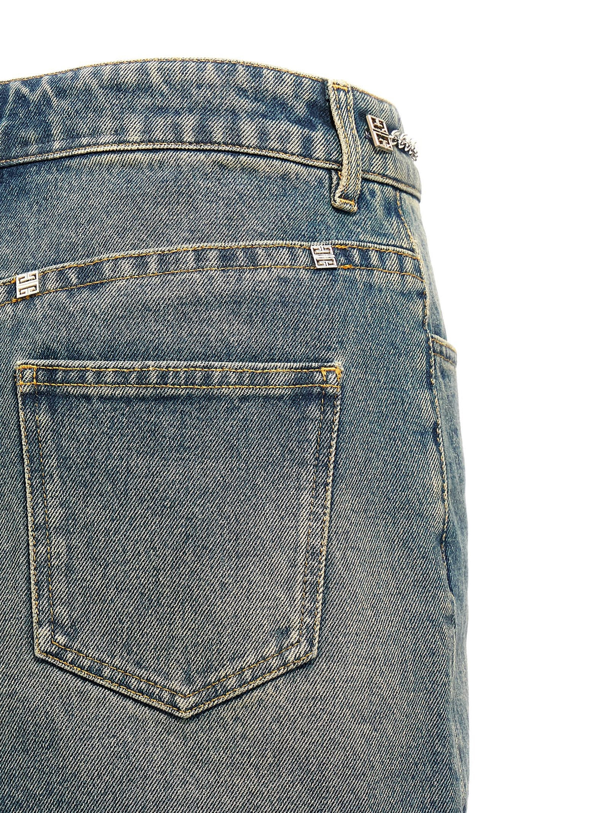 Denim mini skirt 4