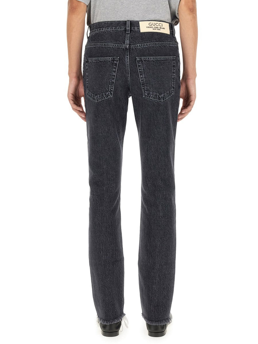 DENIM PANTS WITH LABEL 3