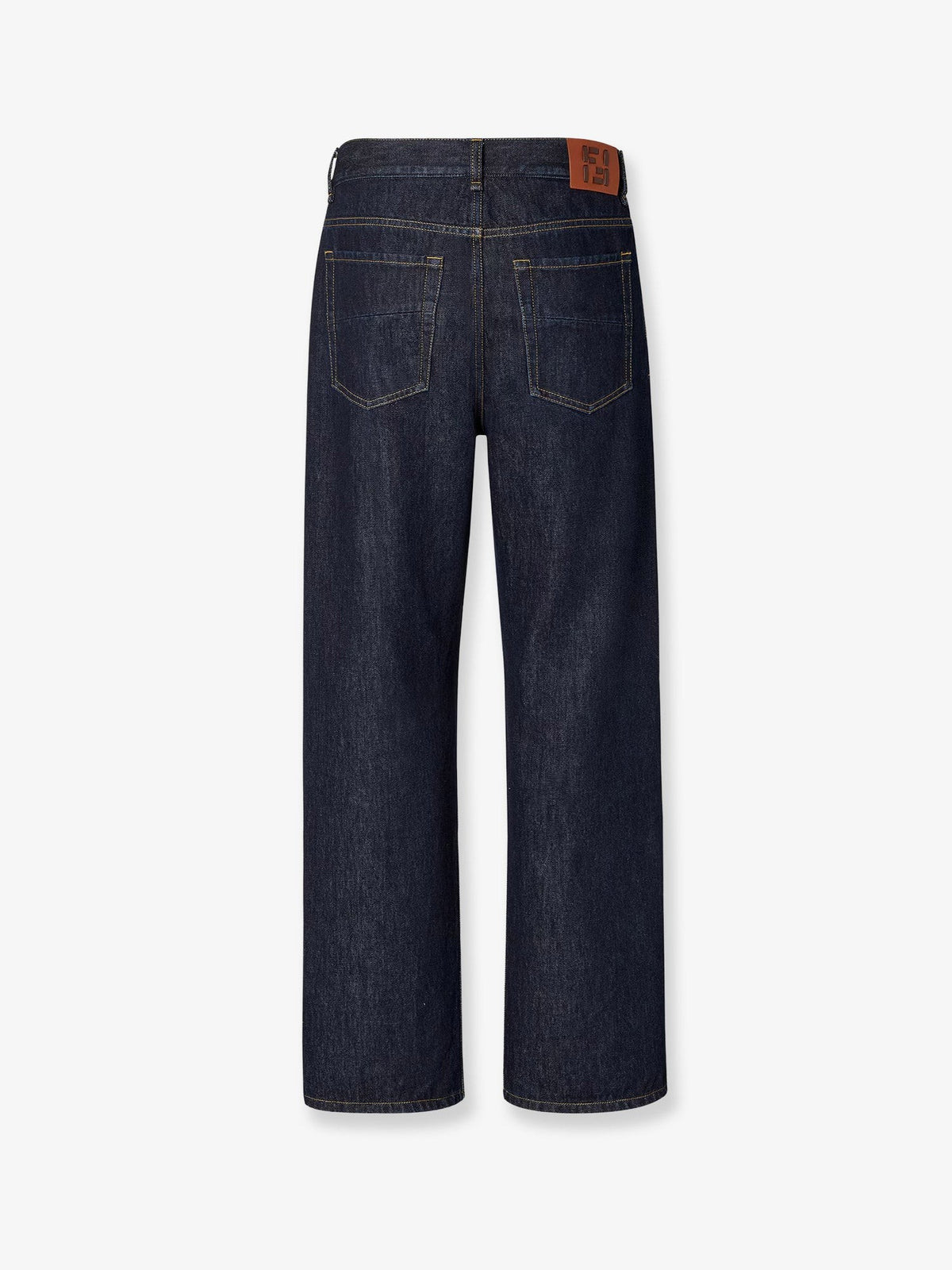 Denim Regular Blu Washed Jeans 2