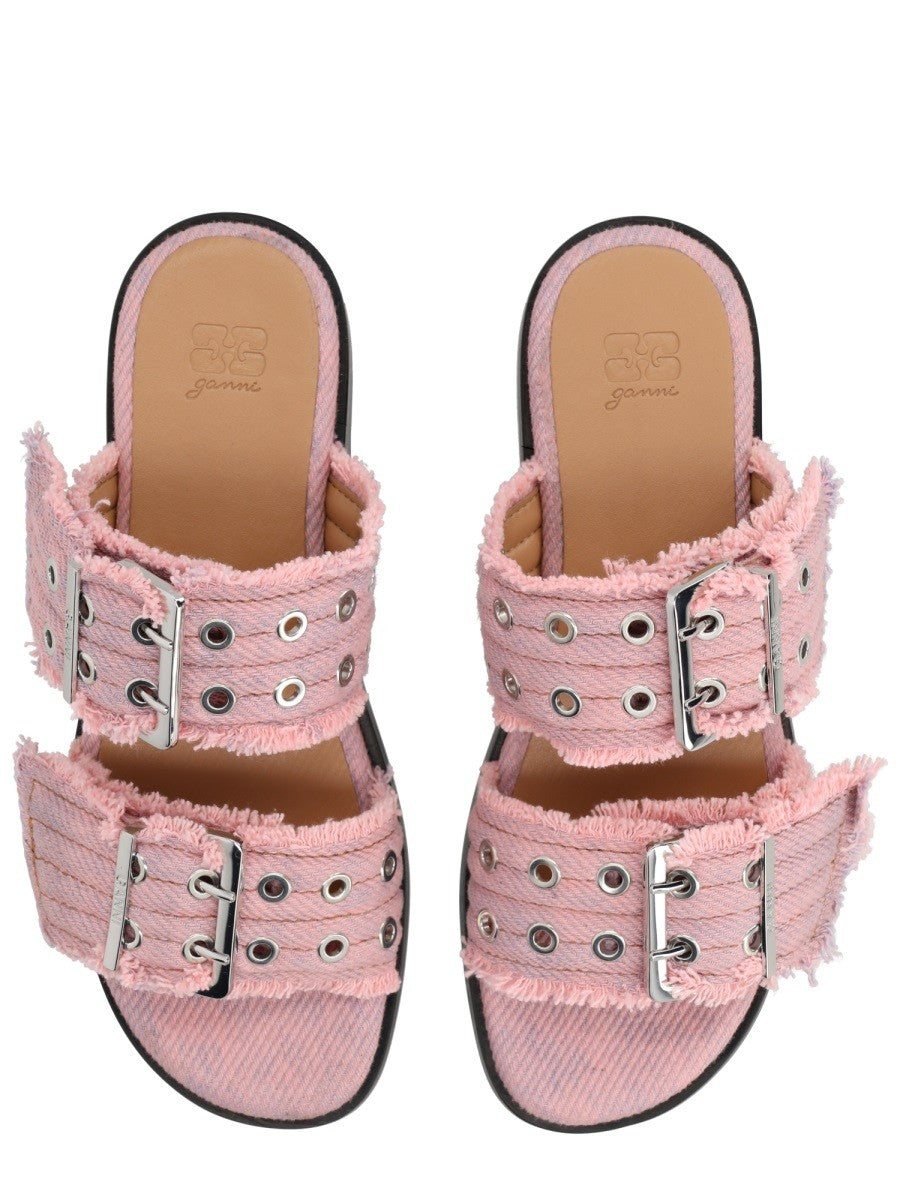 DENIM SANDAL WITH BANGS 5