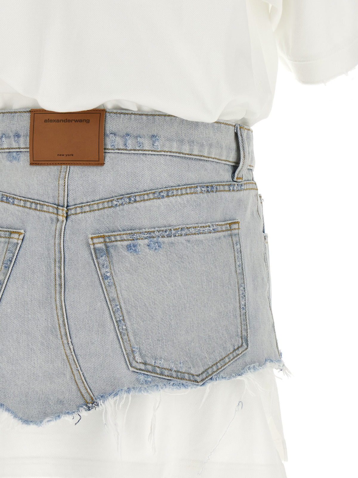 Denim skirt polo dress 4