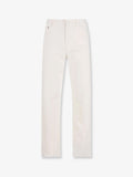 Denim trousers with metal Horsebit detail on the back