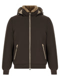Detachable hood down jacket