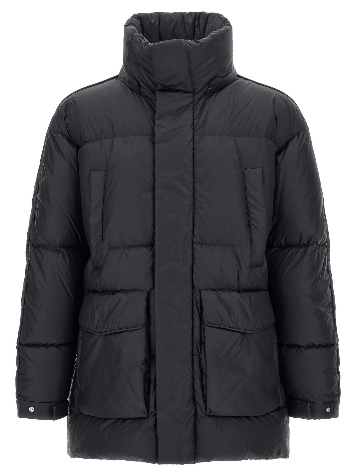 Detachable hood down jacket 2