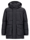 Detachable hood down jacket