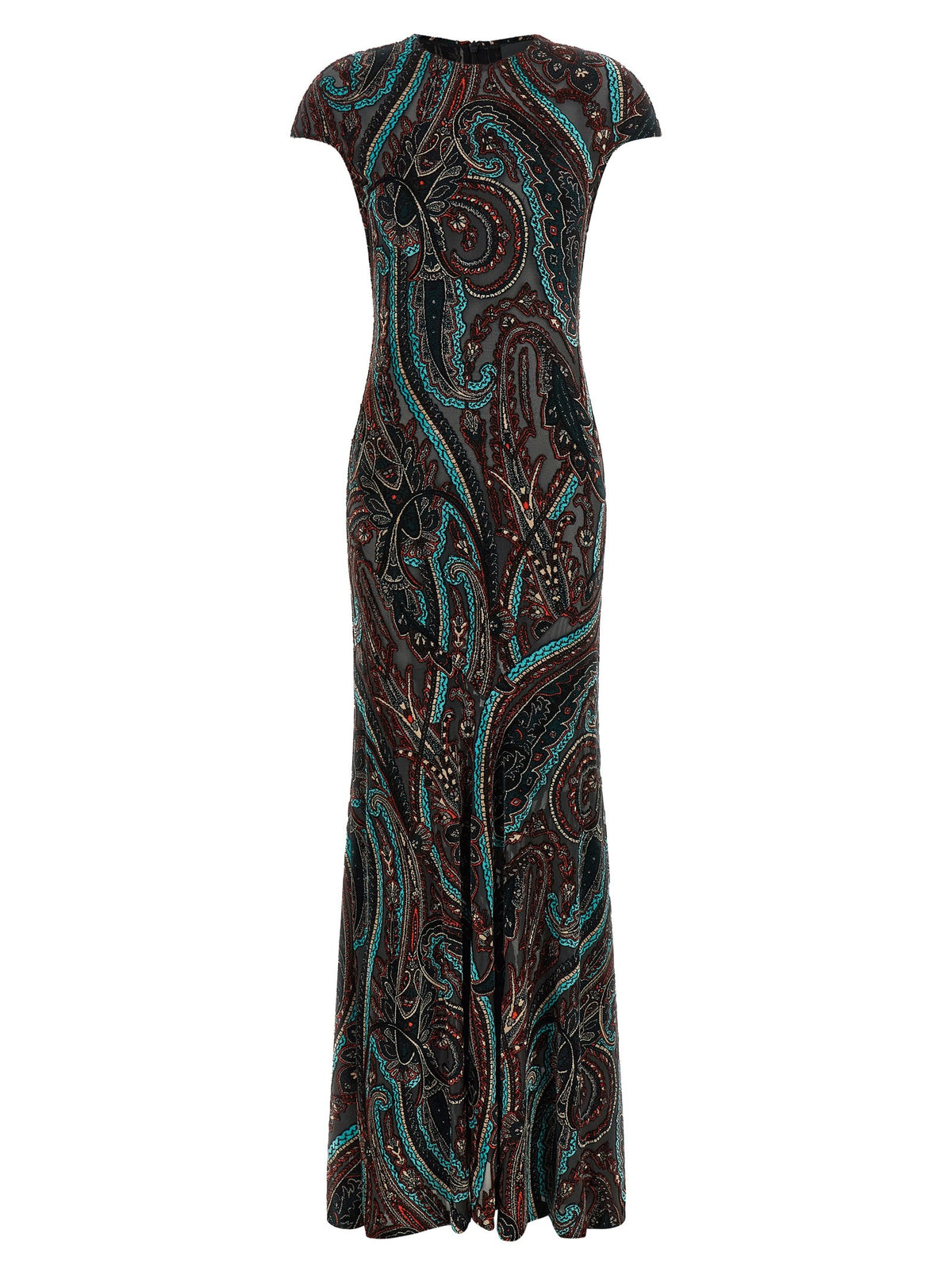 Devoré velvet dress