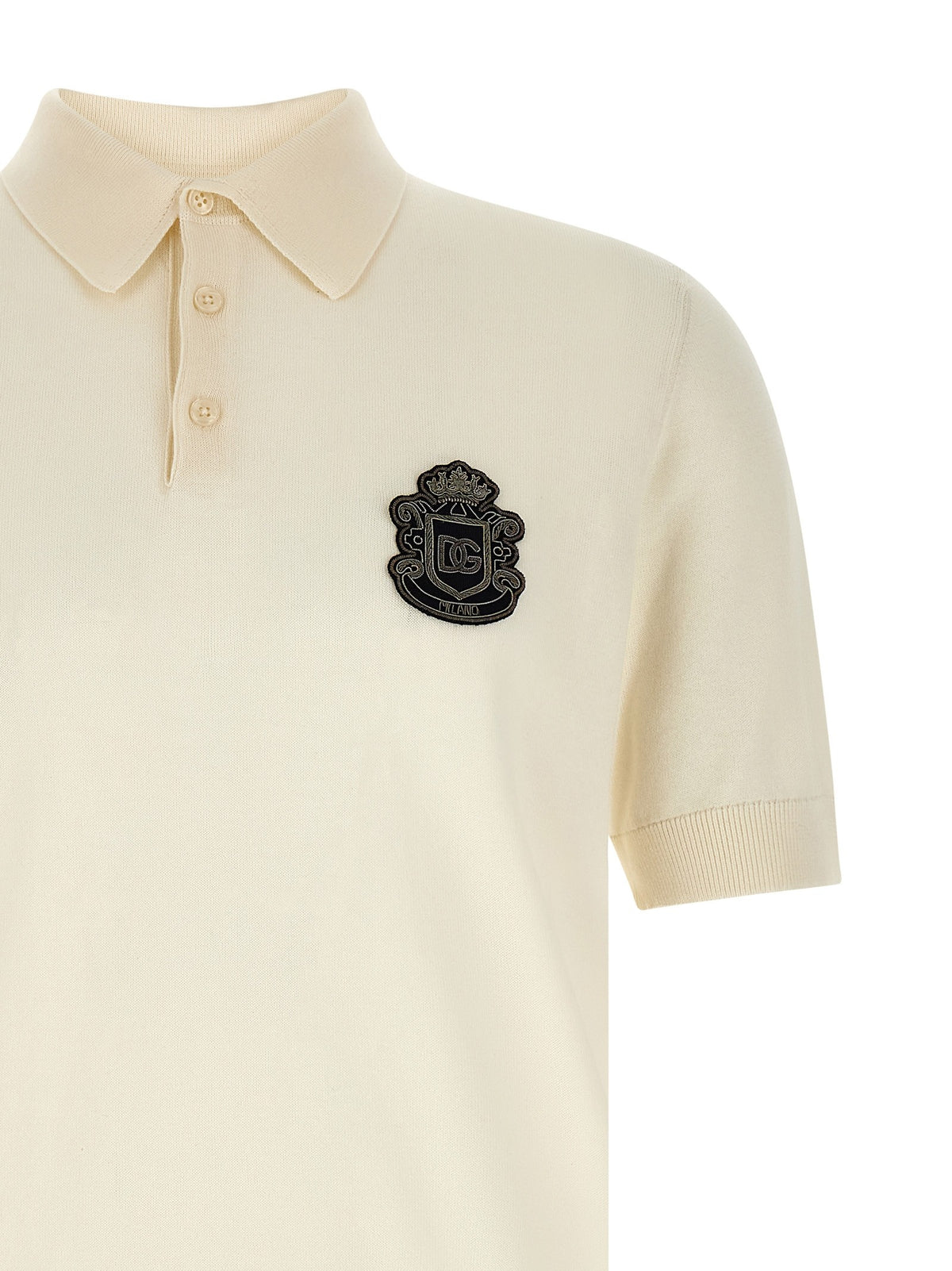 'DG' patch polo shirt 3