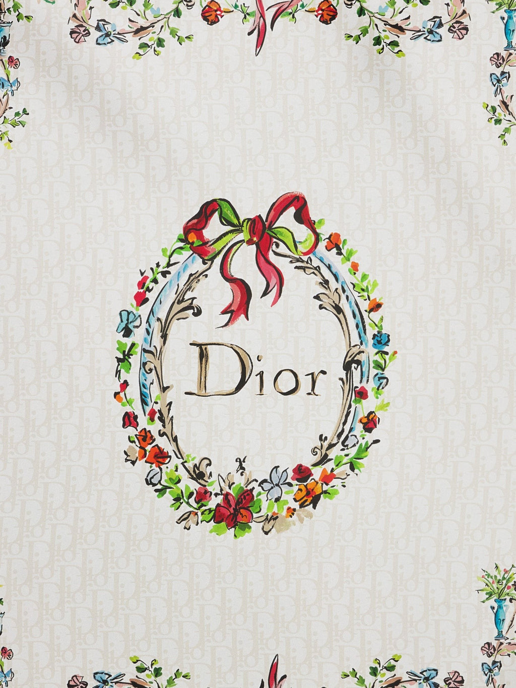 Dior Arabesque Dioriviera 90 silk foulard 2