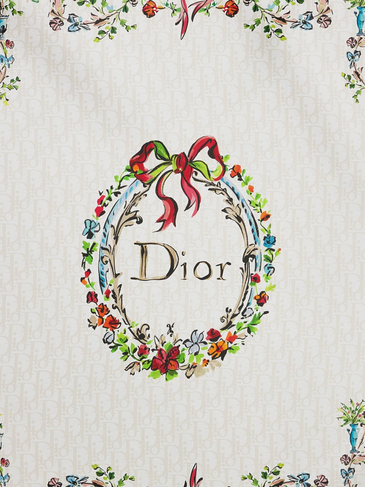 Dior Arabesque Dioriviera 90 silk foulard 2
