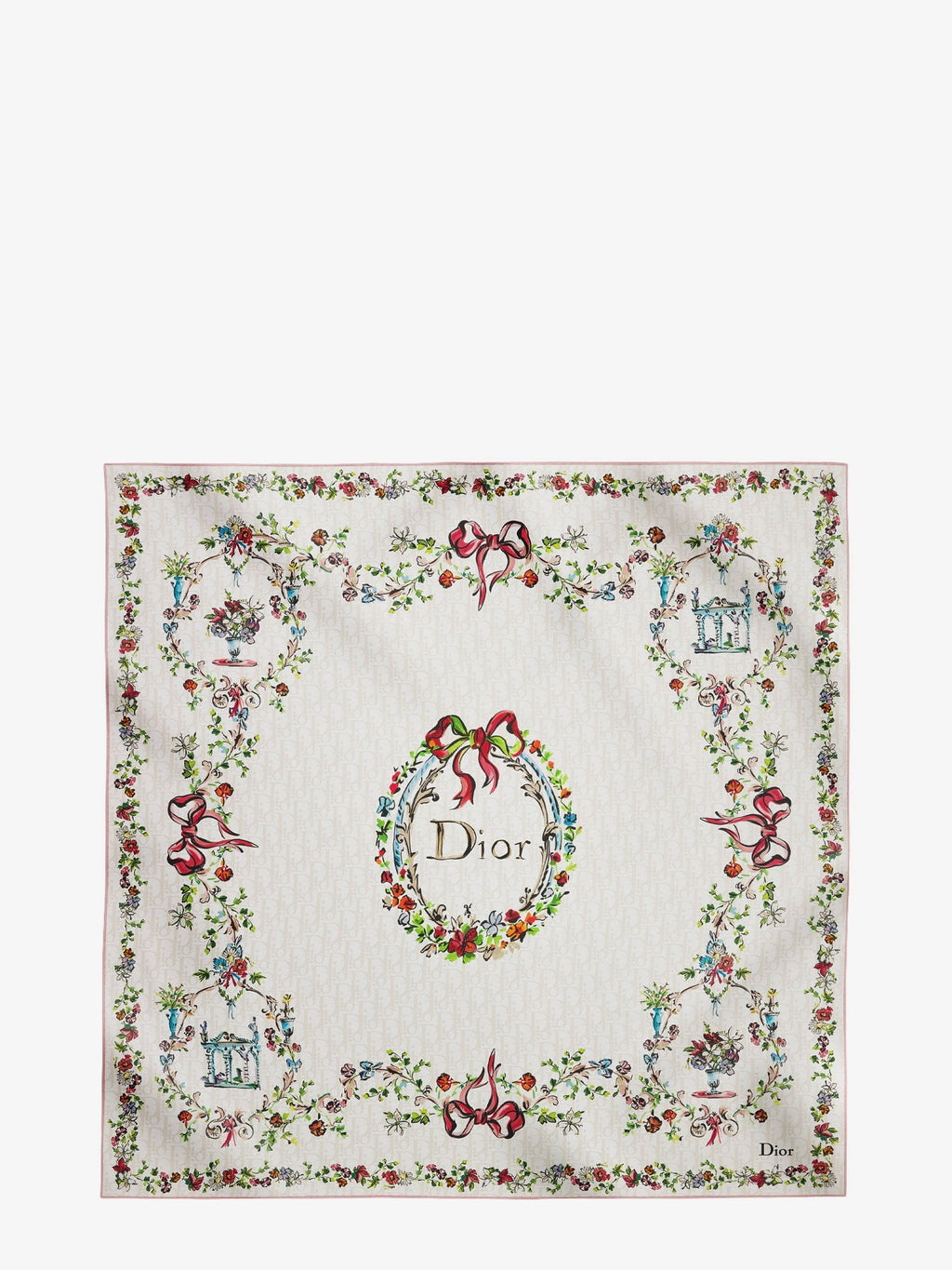 Dior Arabesque Dioriviera 90 silk foulard