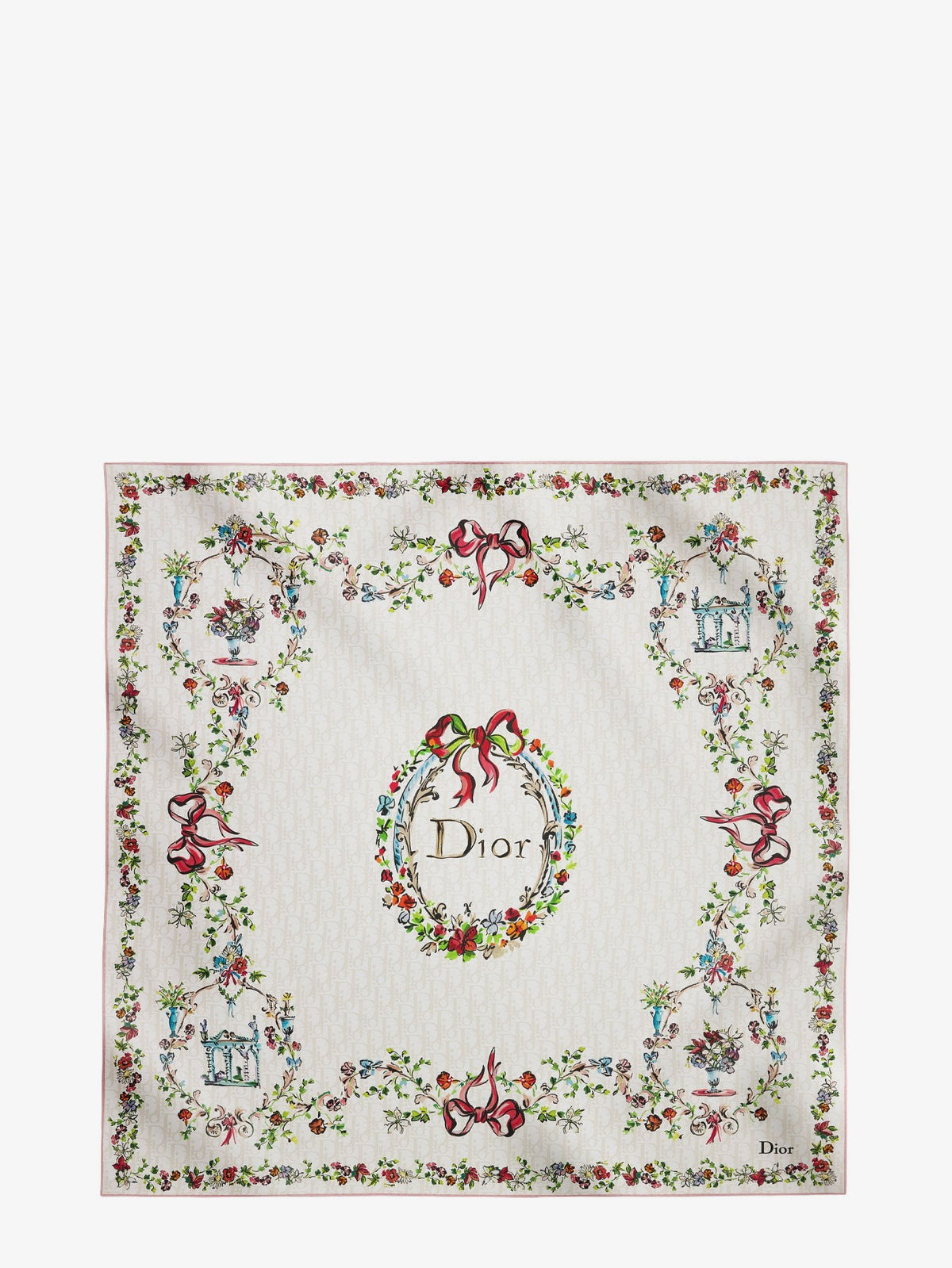 Dior Arabesque Dioriviera 90 silk foulard