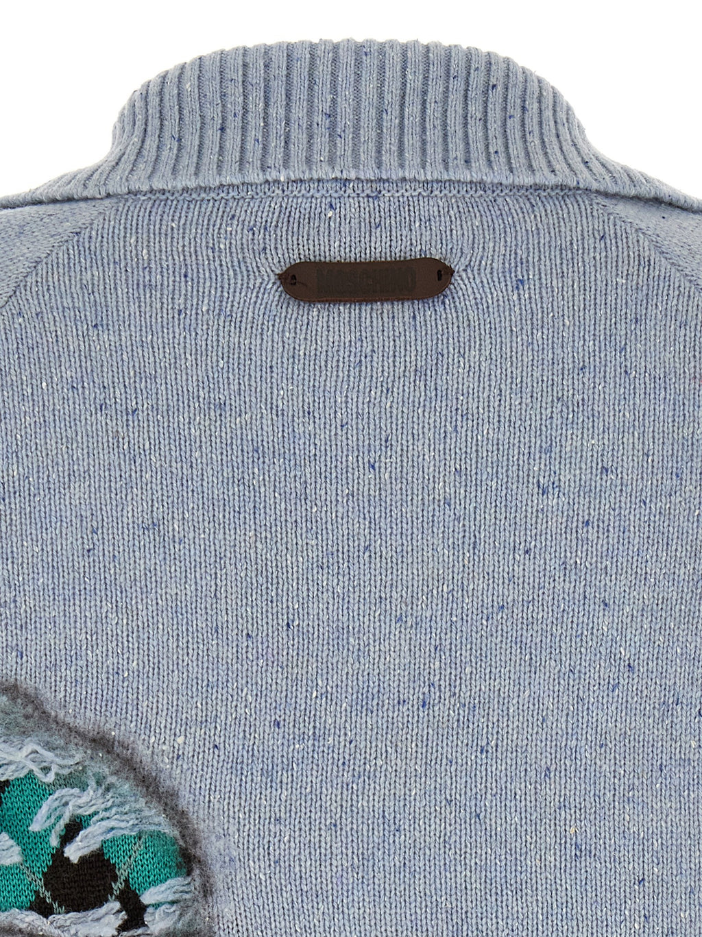 'Distressed Argyle' cardigan 5