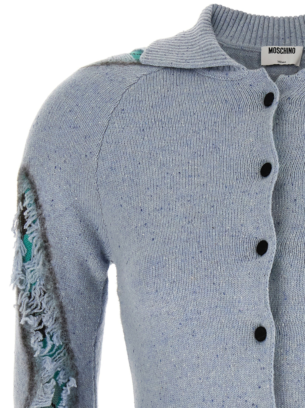 'Distressed Argyle' cardigan 3