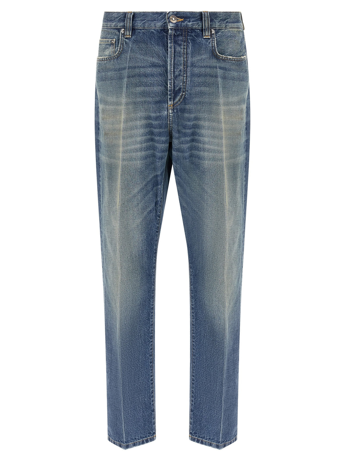 Distressed jeans