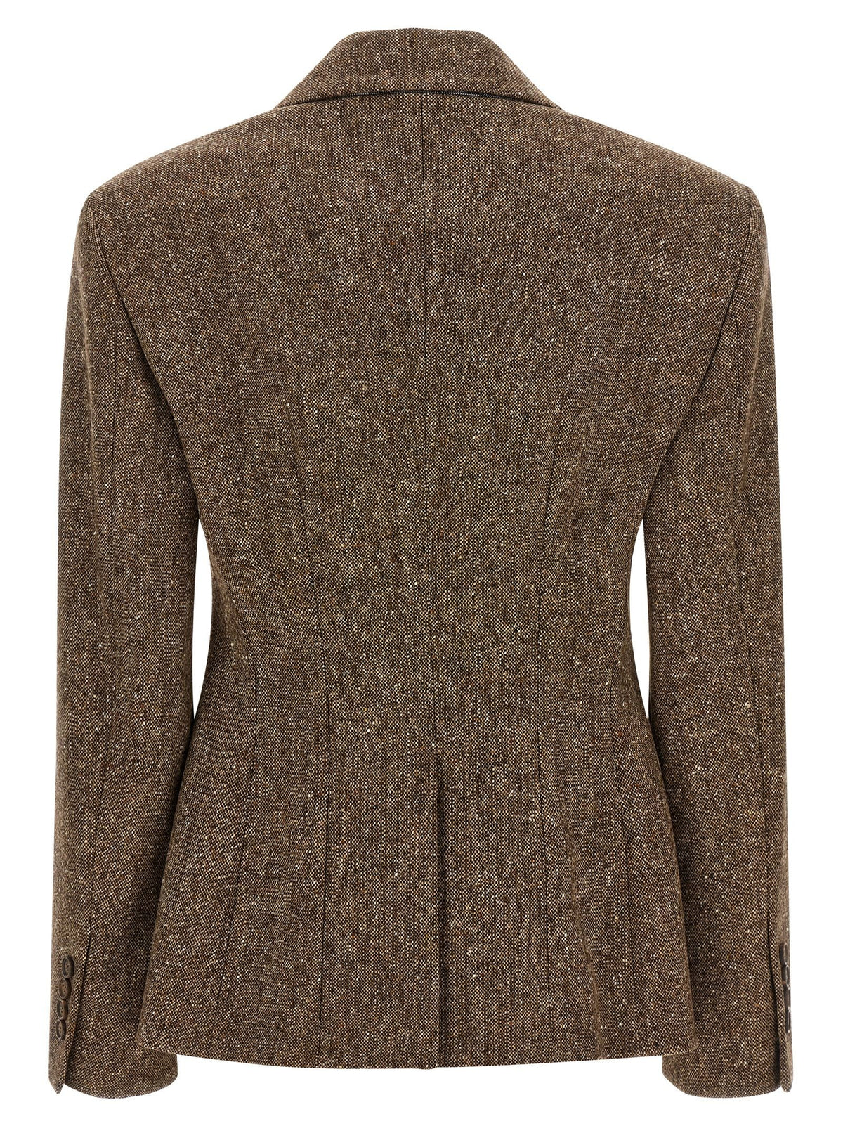 Donegal wool double-breasted blazer 2