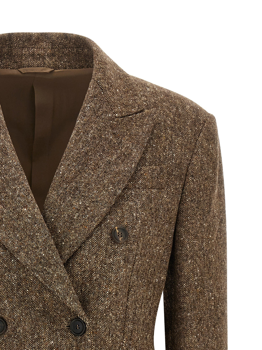 Donegal wool double-breasted blazer 3