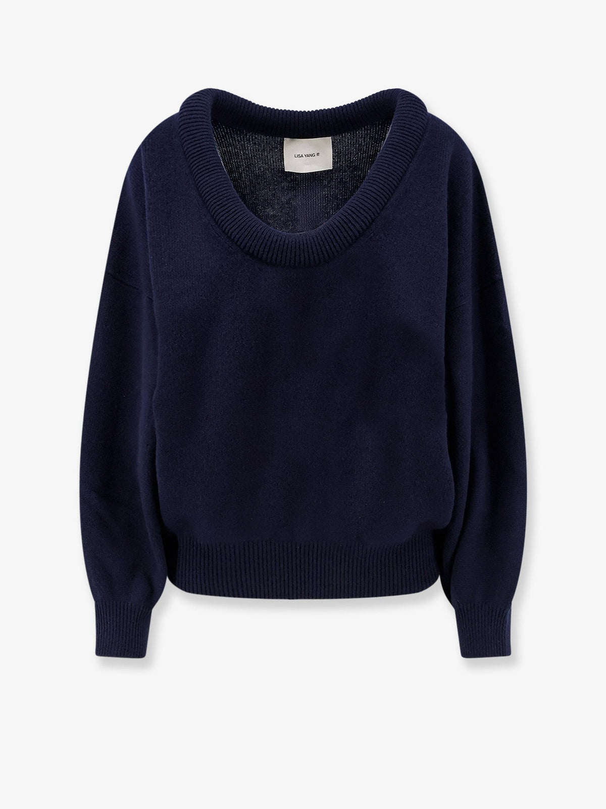 Doria sweater with wide neckline