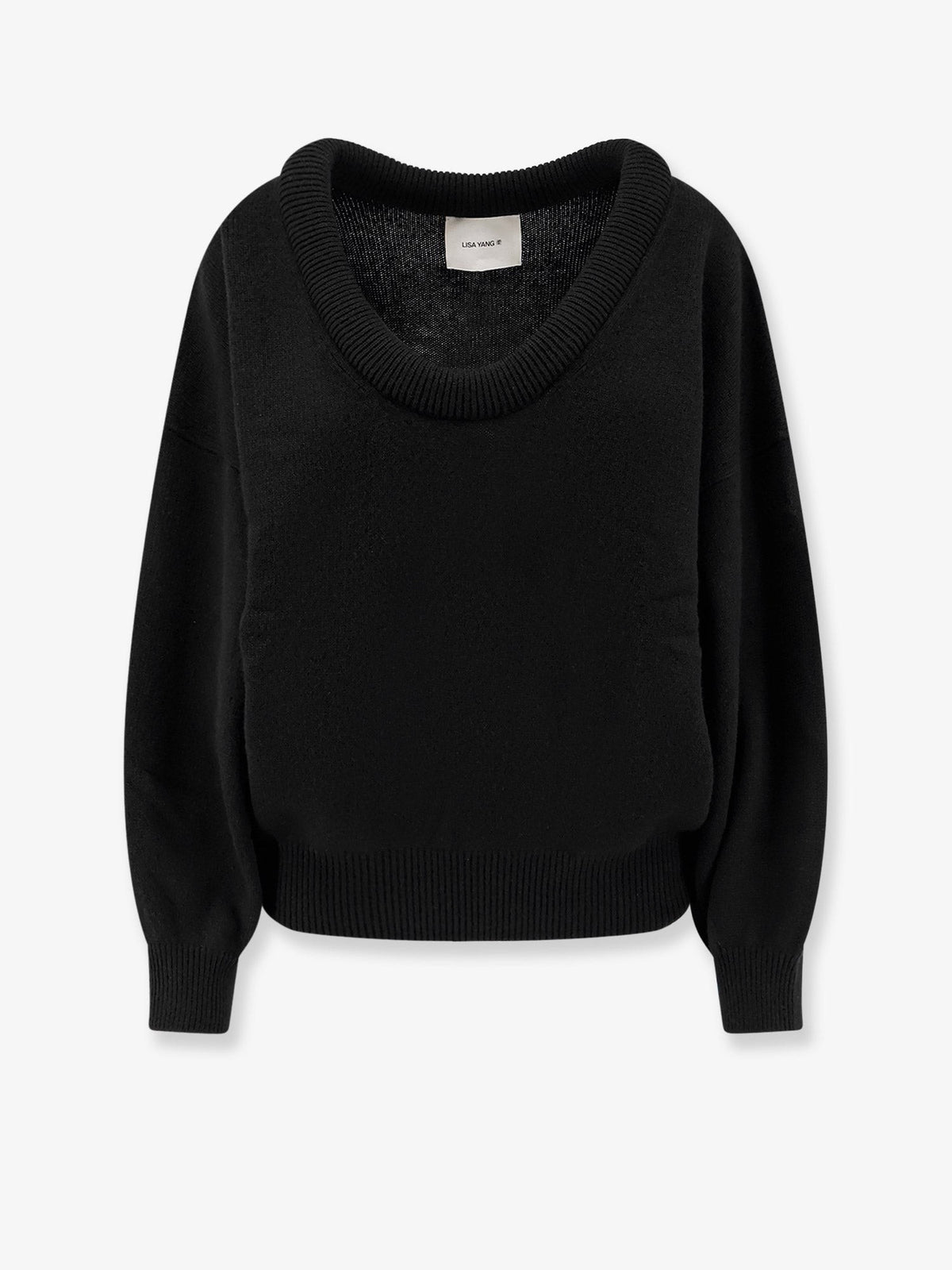 Doria sweater with wide neckline