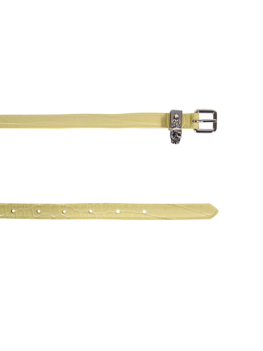 DOUBLE BELT WITH SKULL AND PAVÈ 2