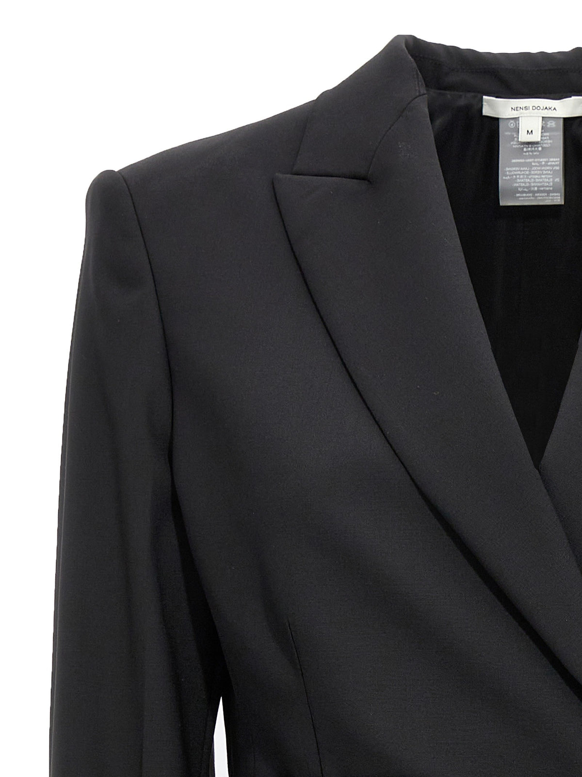 Double breast drawstring blazer jacket 3