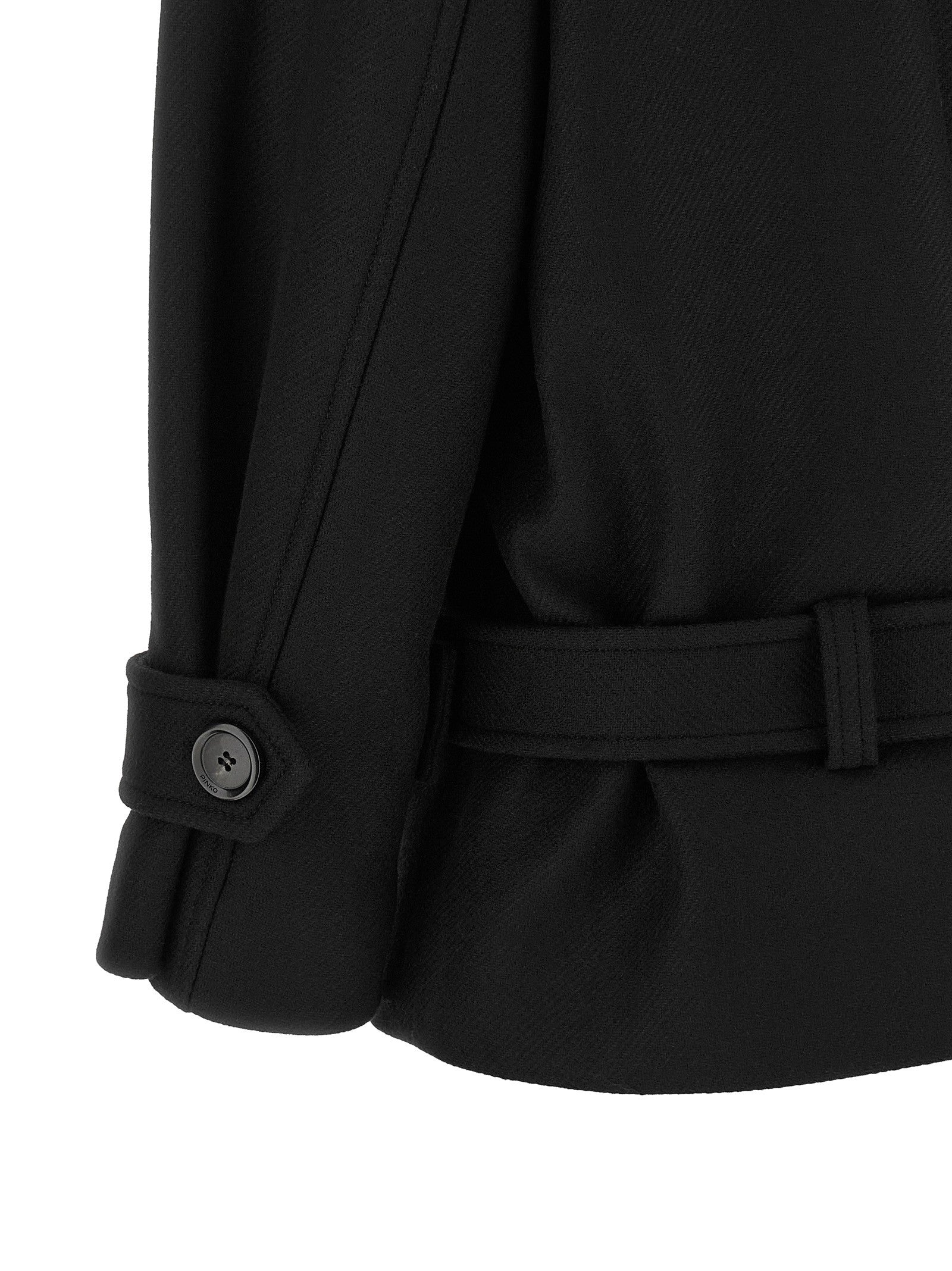 Double-breasted belted coat 4